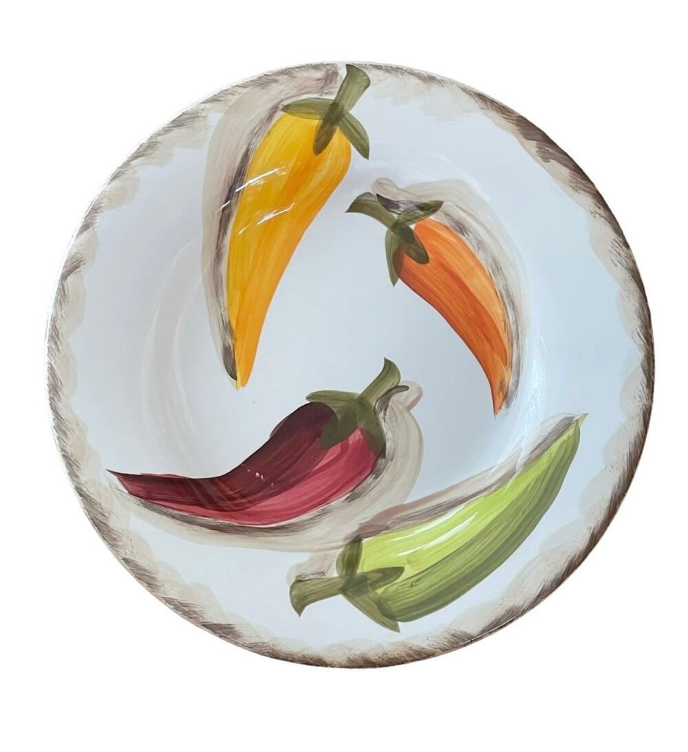 Vintage TABLETOPS UNLIMITED HAND PAINTED 11” PLATE